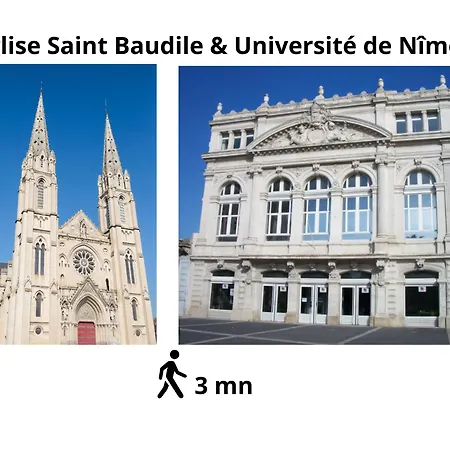 Les Esclafidous, Centre Ville- Proche Des Halles & Maison Carree Apartment Nimes